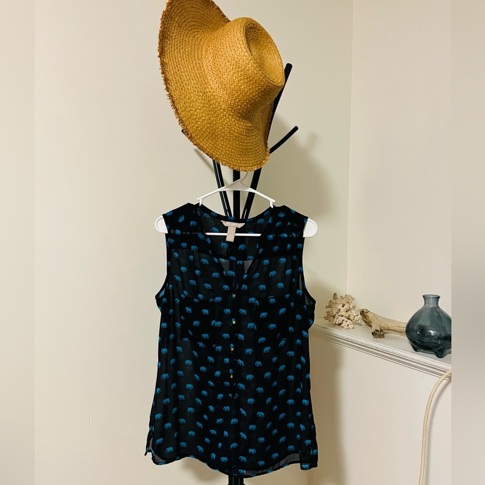 Banana Republic sleeveless top.